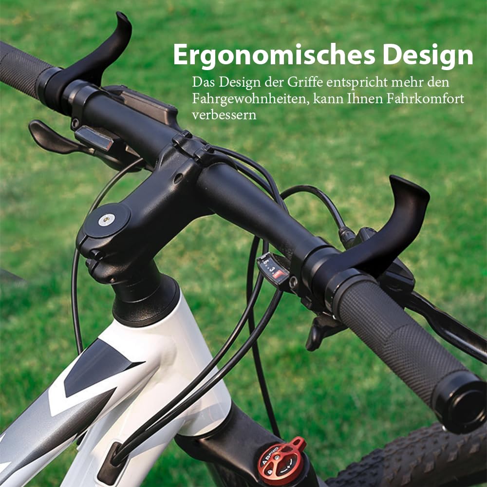 Treki 2 Stck Fahrrad Lenkerhrnchen Verstellbar Fahrrad Lenkrad Hrner  Ergonomisch Fahrradhrner, Fahrradgriffe Hrnchen, Kurz Innerbarends MTB  Lenkerenden fr Fahrradlenker 21,4 mm-22,2mm : Amazon.de: Sport & Freizeit