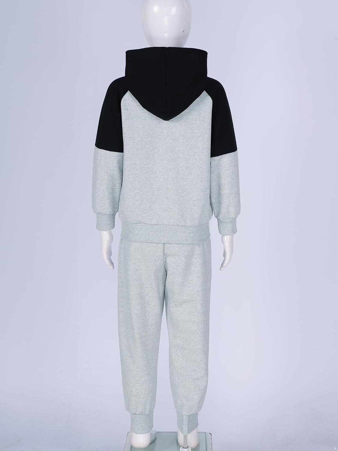 Kids Boys 2 Pieces Tracksuit Zipper Hoodies Sweatshirt with Jogging Set Sweatsuits Fall Outfit