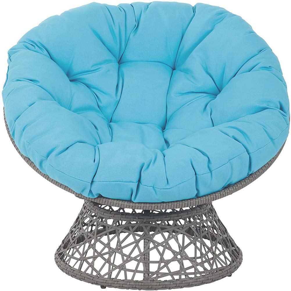 Coussin de méditation rond et épais de 105cm pour coin lecture cocooning