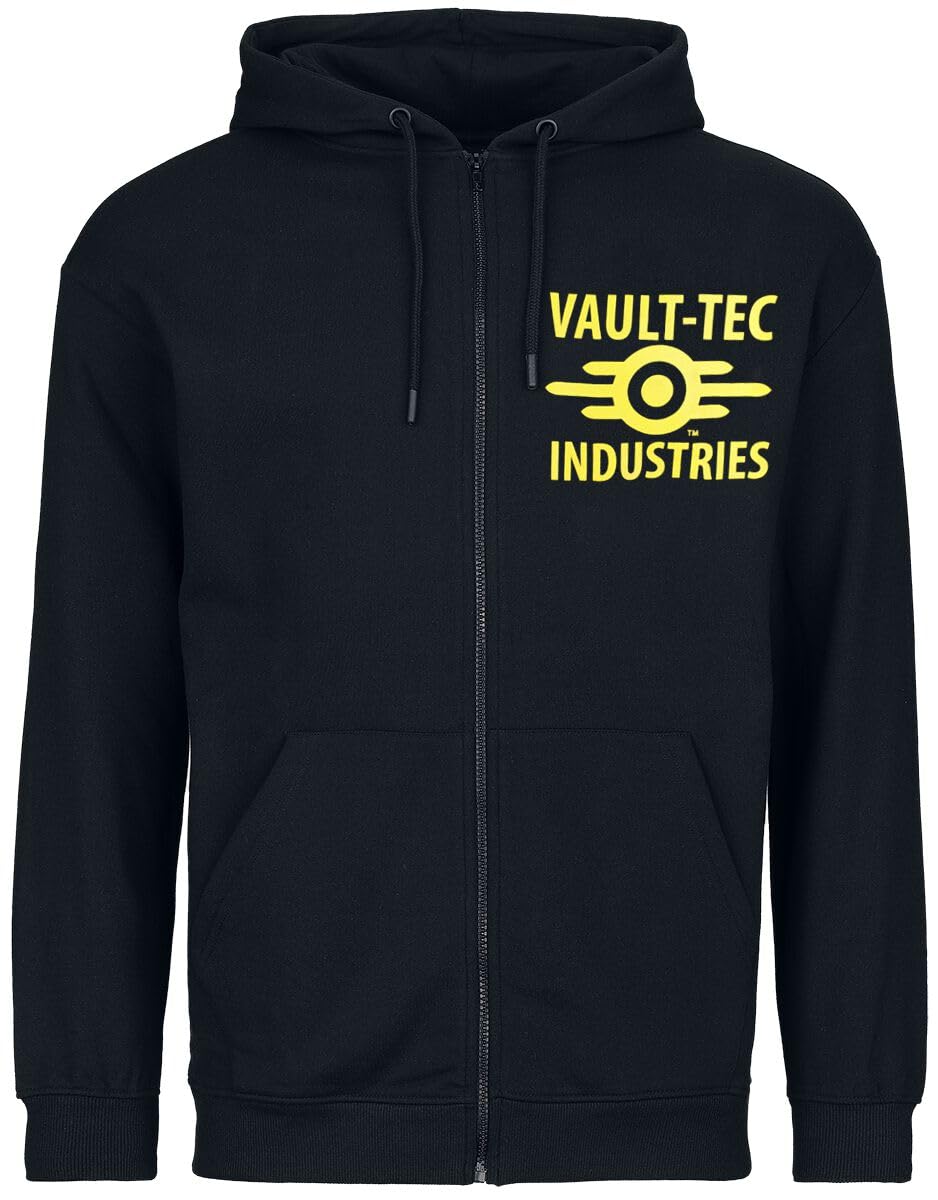 Fallout Vault Boy Uomo Felpa Jogging Nero M 60% Cotone, 40% Poliestere Regular
