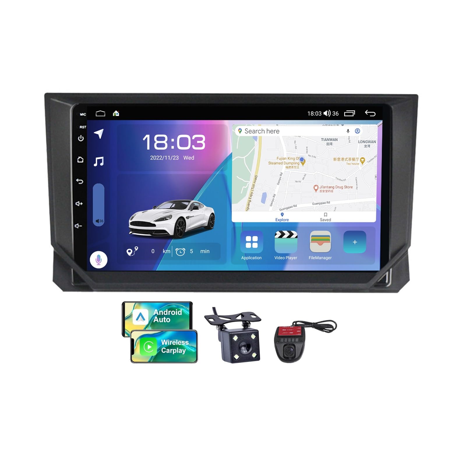 Autoradio Bluetooth 5.0 Seat Ibiza pour voyager connecté en WiFi
