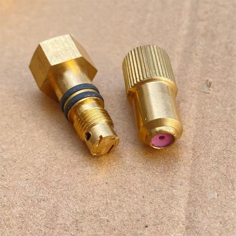 Dysze do myjek ciśnieniowych, Końcówki dysz natryskowych Mosiężna dysza regulowana 1,5 mm M14x1, z podkładką O-ring 2-10 szt(Brass Ceramic Spray Disc,5pc)