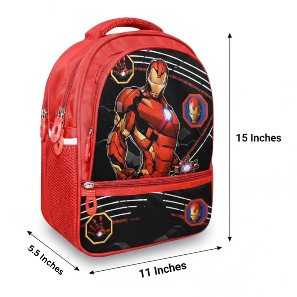 Image of Stylbase Cartoon Printed School Bag for Boys and Girls | Waterproof Backpack Bag for Travelling Sports | Kids Bag Ideal for UKG Nursery 1st Class | School Bags for 5 7 Years 15 Inches