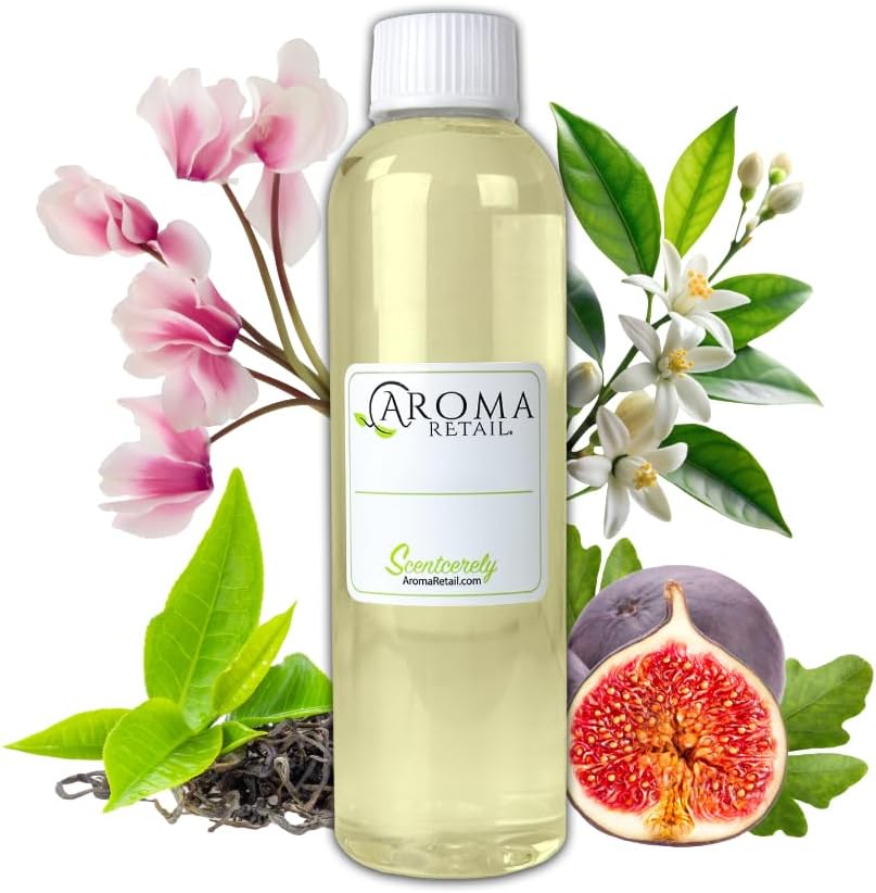 Black Tea & Fig 4 oz Refill for Oil Diffuser with Fig, Violet, Vanilla, & More Notes