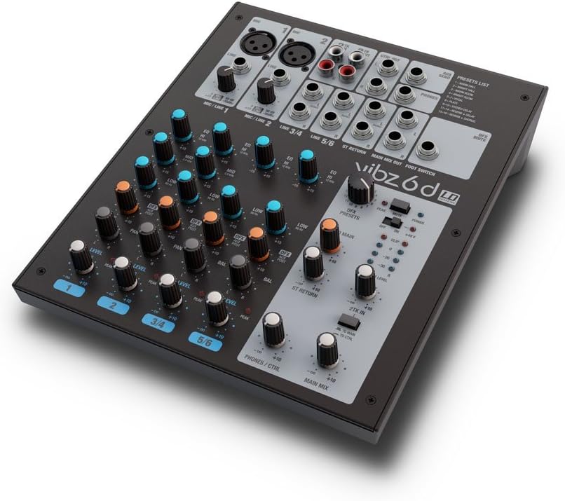 LD Systems 6-Channel Mixing Console with DFX, LDVIBZ6D