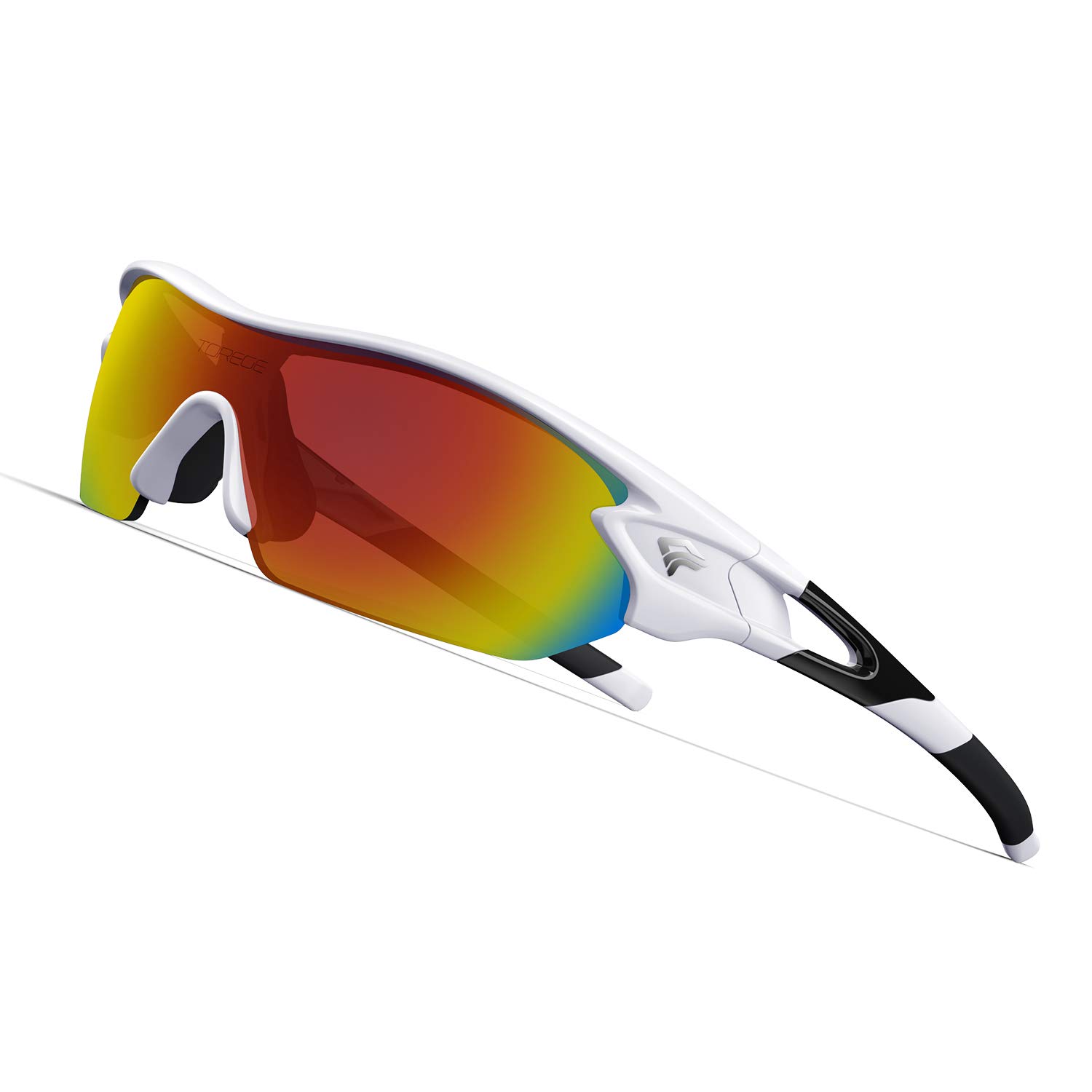 TOREGEPolarized Sports Sunglasses for Men Women Cycling Running Driving Fishing Glasses TR002