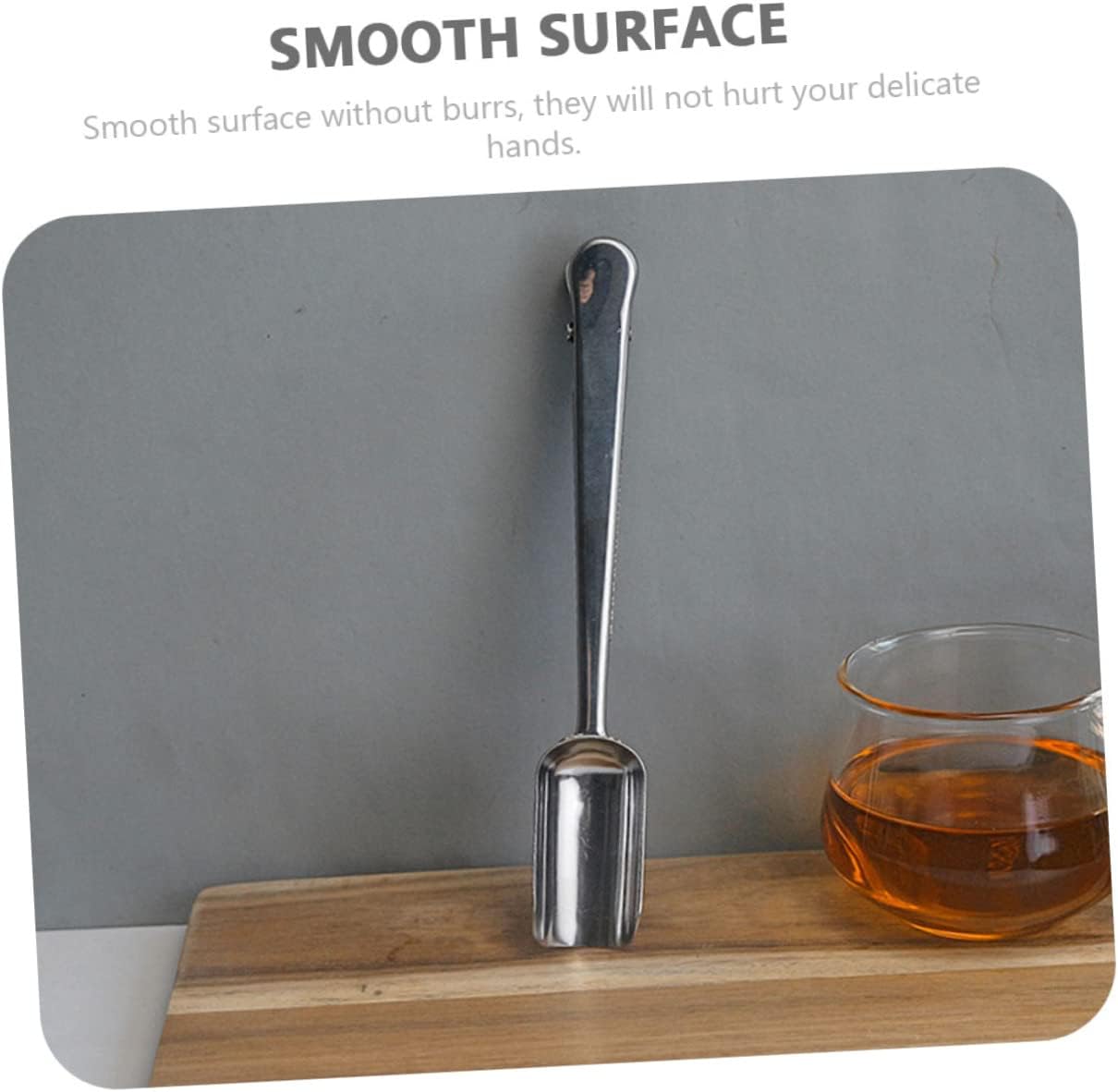 Multi-functional Stainless Steel Tea Spoon and Scoop with Clip for Home Tea Preparation and Serving Sturdy Metal Teaware Accessories for Lovers