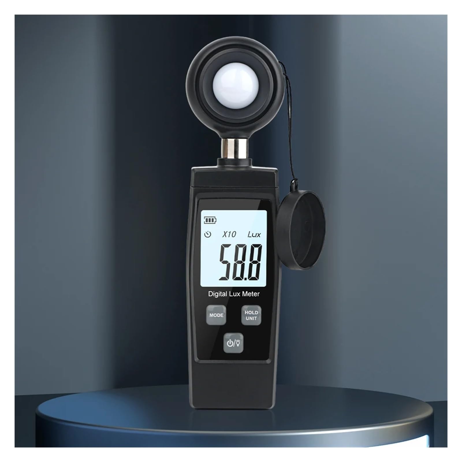 Luxmetro Digitale, Mini luxmetro digitale con display LCD, illuminometro portatile da 0 a 200.000 Lux, misuratore Lux/FC ad alta precisione
