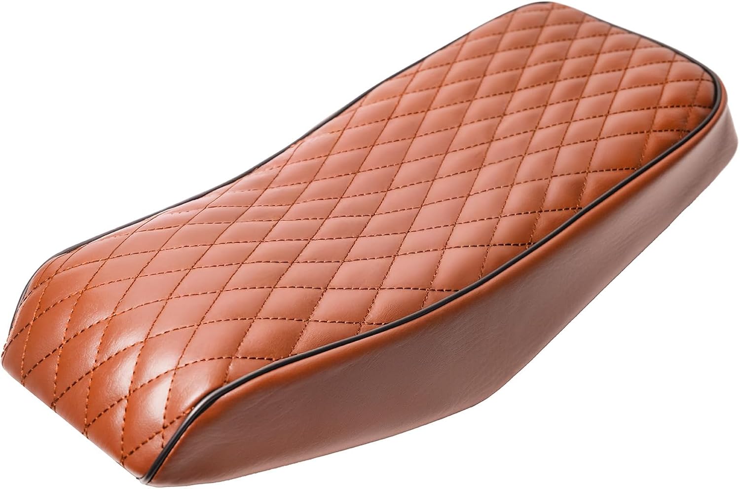 JMCHstore Brown Diamond Stitch Retro Mini bike Seat Cover for Monster Mega Moto MMB80 80cc MMB105 105cc, For Coleman Realtree RB100 RT100 Mini Bike Cushion Replacement parts