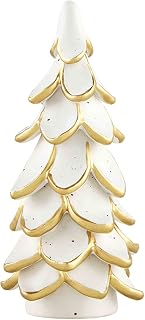 Mud Pie Gold Ceramic Tree, Small, 6" x 3"