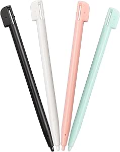 Xahpower DS Lite Stylus Pen, Replacement Stylus Compatible with Nintendo DS Lite, 4in1 Combo Touch Styli Pen Set Multi Color for NDSL