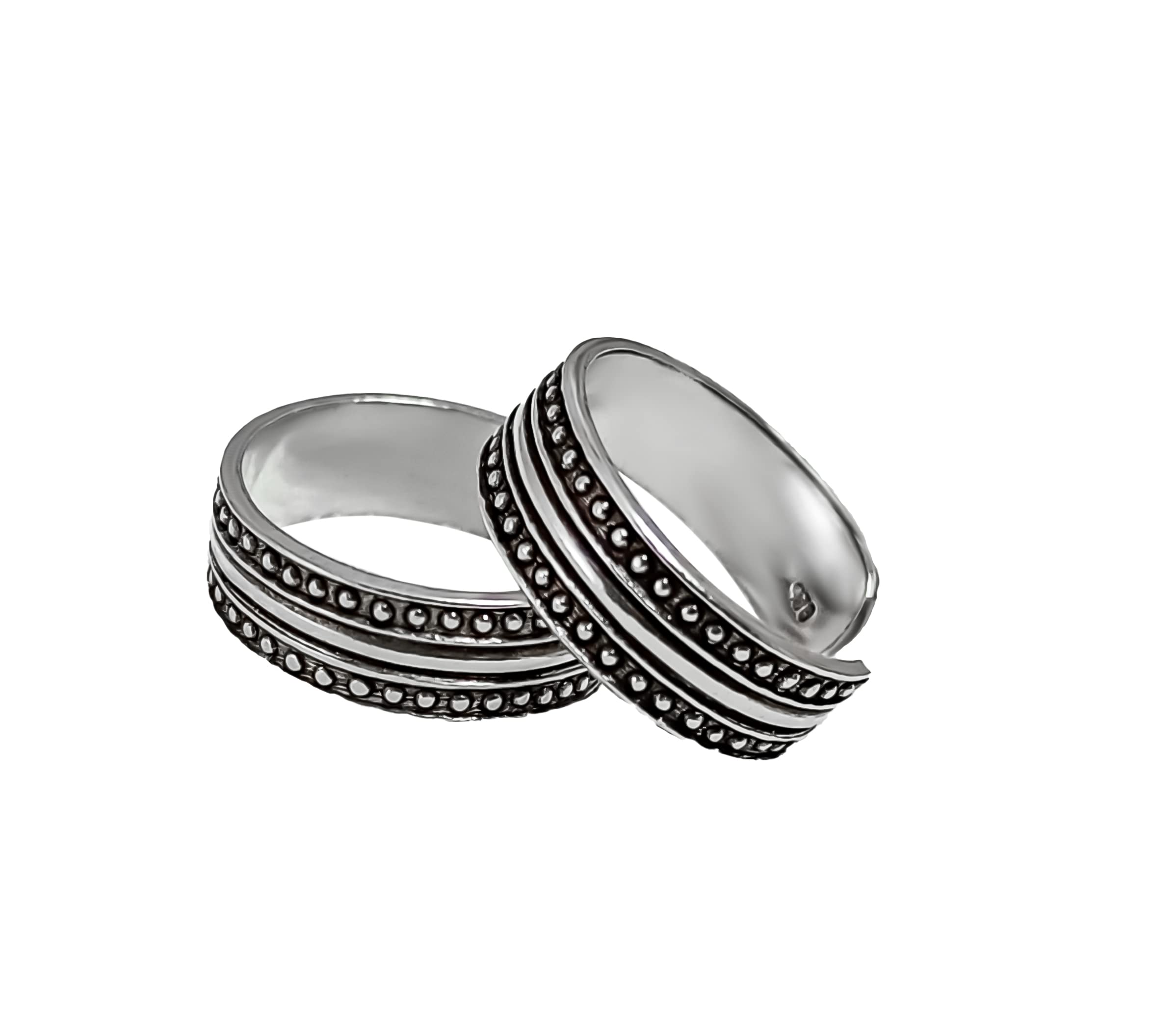 inari shines 925 Oxidised Silver Layered Bead Toe Rings, Adjustable | Toe Rings for Women and Girls-picture-23