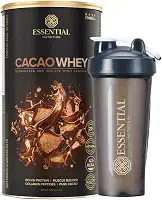 Cacao Whey Lata 30 Doses + Coqueteleira Essential
