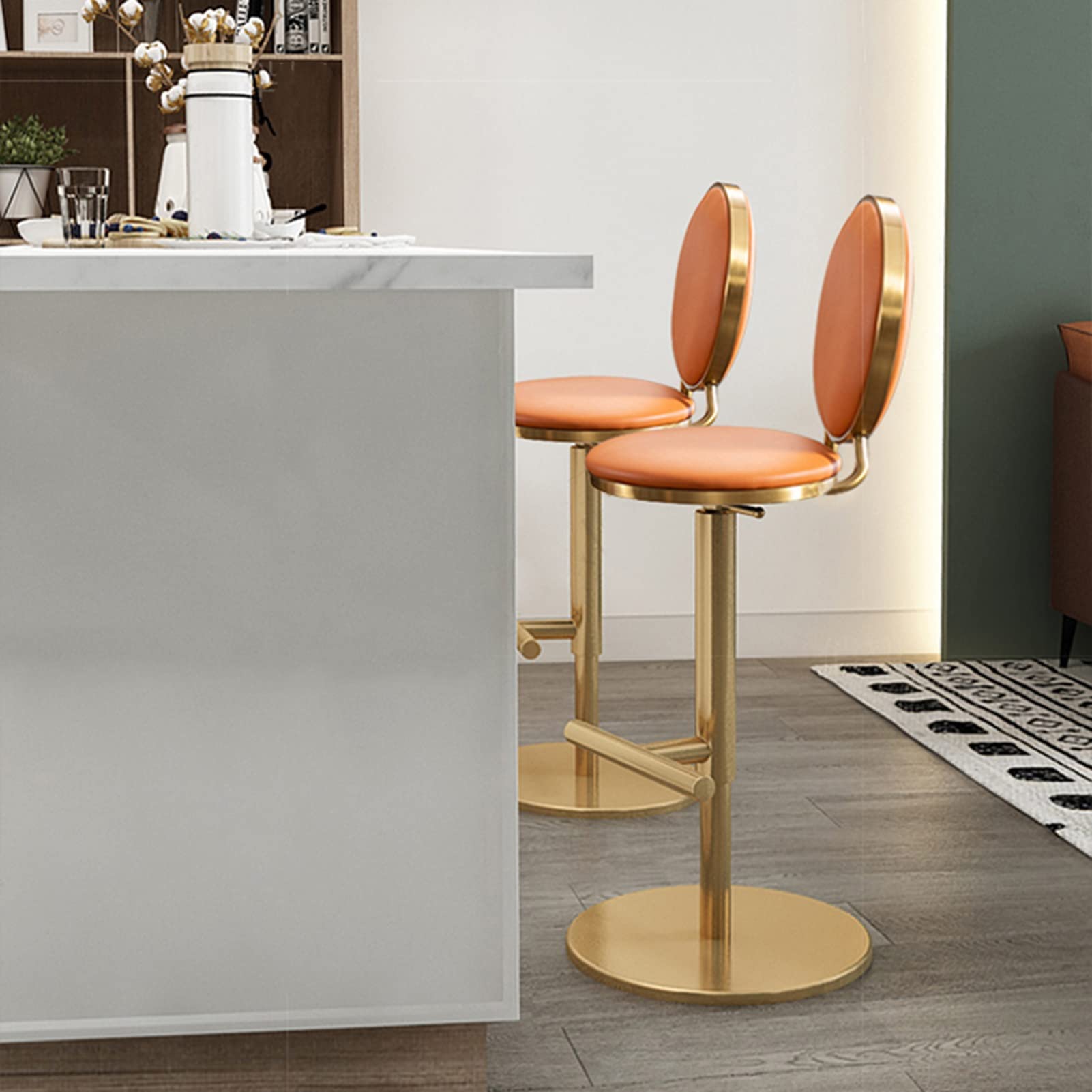 カウンターチェア バースツール 2脚セット Amazon｜バーカウンター・チェア バースツール2脚セット、モダンな回転