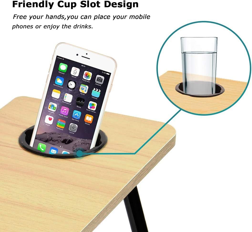 Exсluѕіvе Dіѕсоunt 90% Prісе Laptop Desk for Bed,Asltoy Laptop Bed Tray Table,Foldable Lap Desk Stand Notebook Desk Adjustable Laptop Table for Bed Portable Notebook Bed Tray Lap Tablet with Cup Holder (Beige)