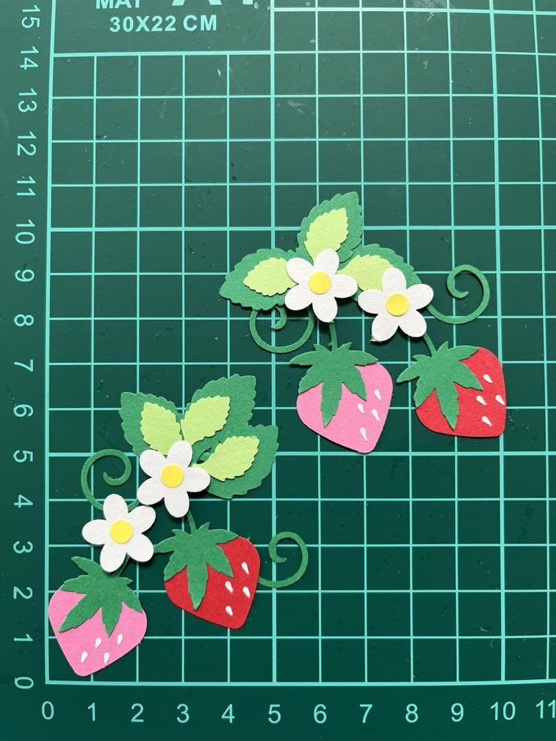 Amazon.co.jp: いちご① クラフトパンチ 花 フルーツ 入学 入園