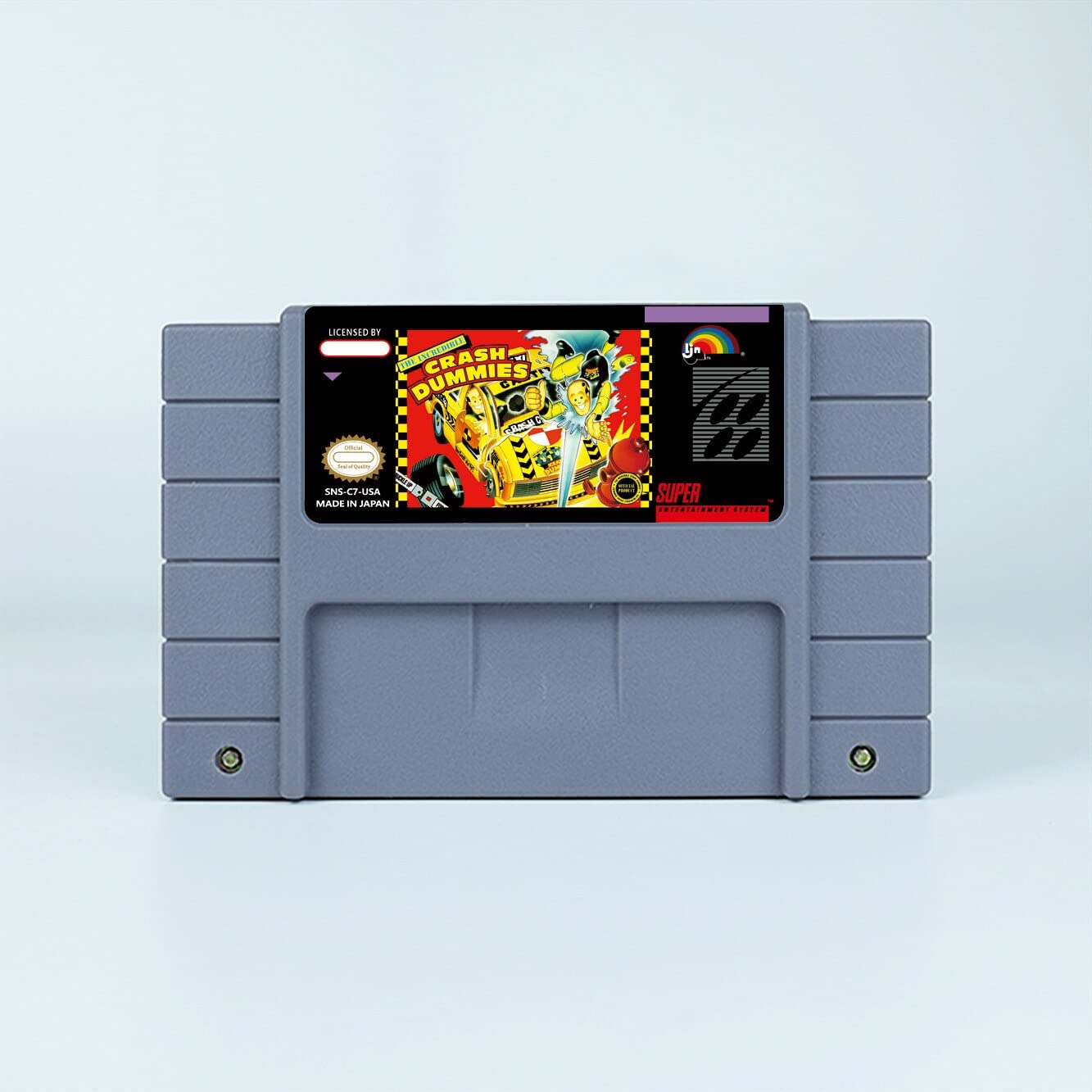 Action Game for The Incredible Crash Dummies- USA or EUR version Cartridge for SNES Video Game Consoles