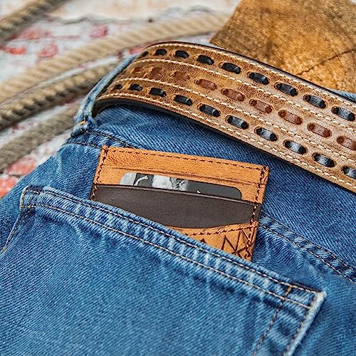 HOOEY Leather Men's Money Clip (Monterey - Brown)3