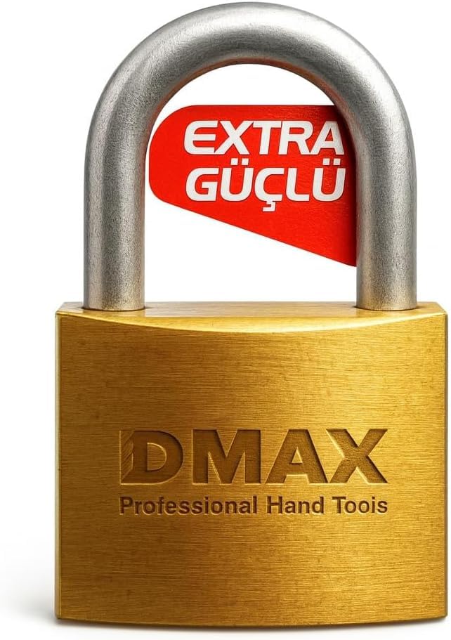 VIVALUXE 38 mm Asma Kilit – Anahtarlı Kilitleme Sistemi, Dayanıklı Metal Gövde, Güçlü Yapı, Kapı, Dolap, Depo, Raf, Zincir ve Genel Güvenlik Kullanımı İçin Uygun