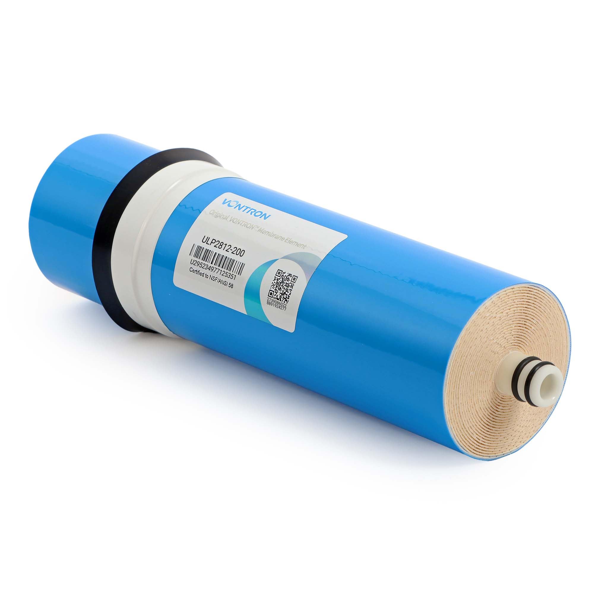 Naturewater Membrana osmosi inversa, capacità di filtrazione 200 GPD 750 l/​giorno, per depuratori acqua 10″ 254 mm