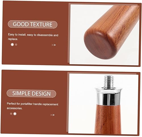 Miniatura 6 de Mango de repuesto para portafiltro de café, accesorio para máquinas de café expreso, agarre cómodo para un fácil uso, ajuste para varias marcas