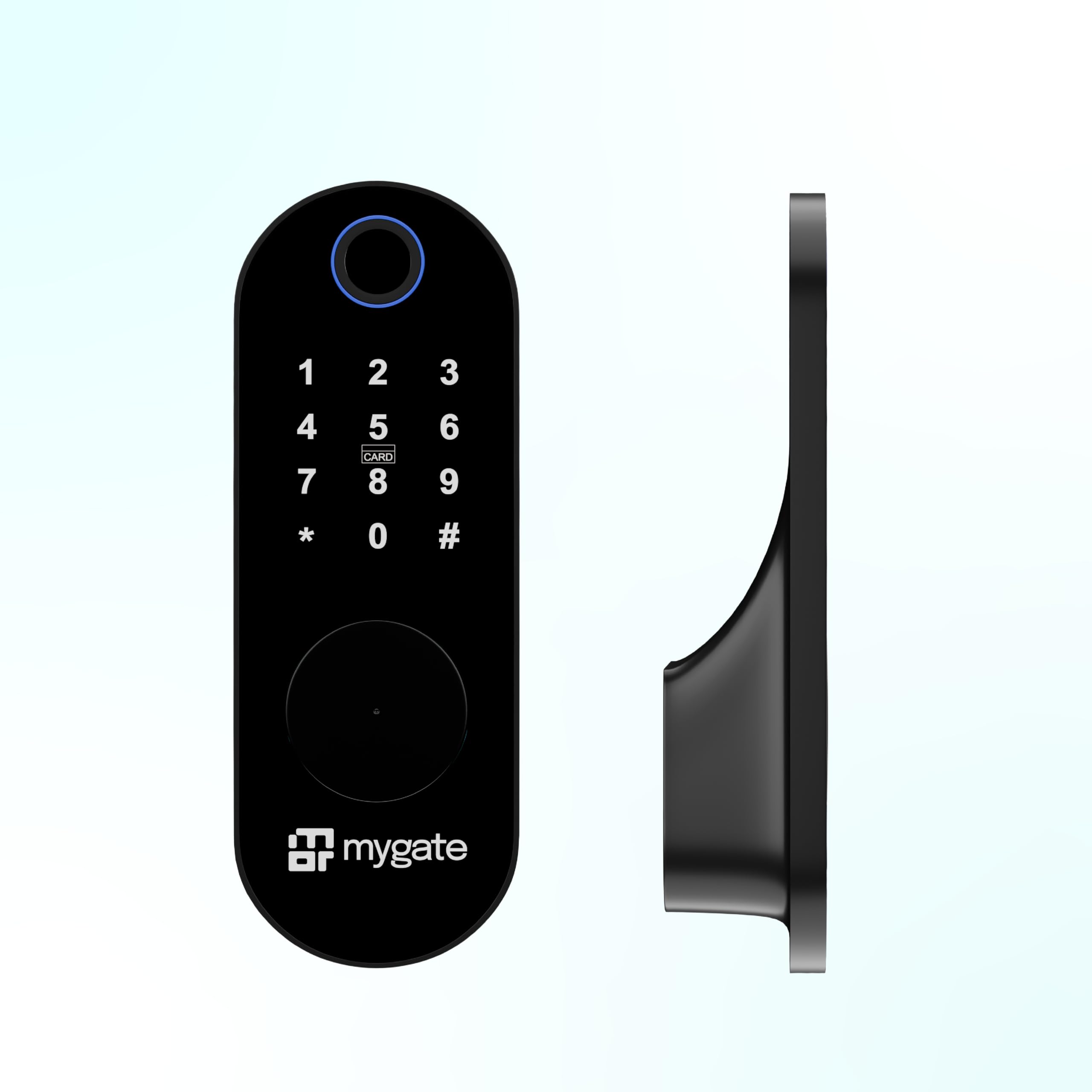 Mygate Smart Lock Edge | Digital Rim Lock for Wooden & Metal Doors | 6-in-1 Unlock – Fingerprint, PIN, RFID, App, OTP & Manual Key | Remote Unlock via OTP | 2-Year Brand Warranty-image-16