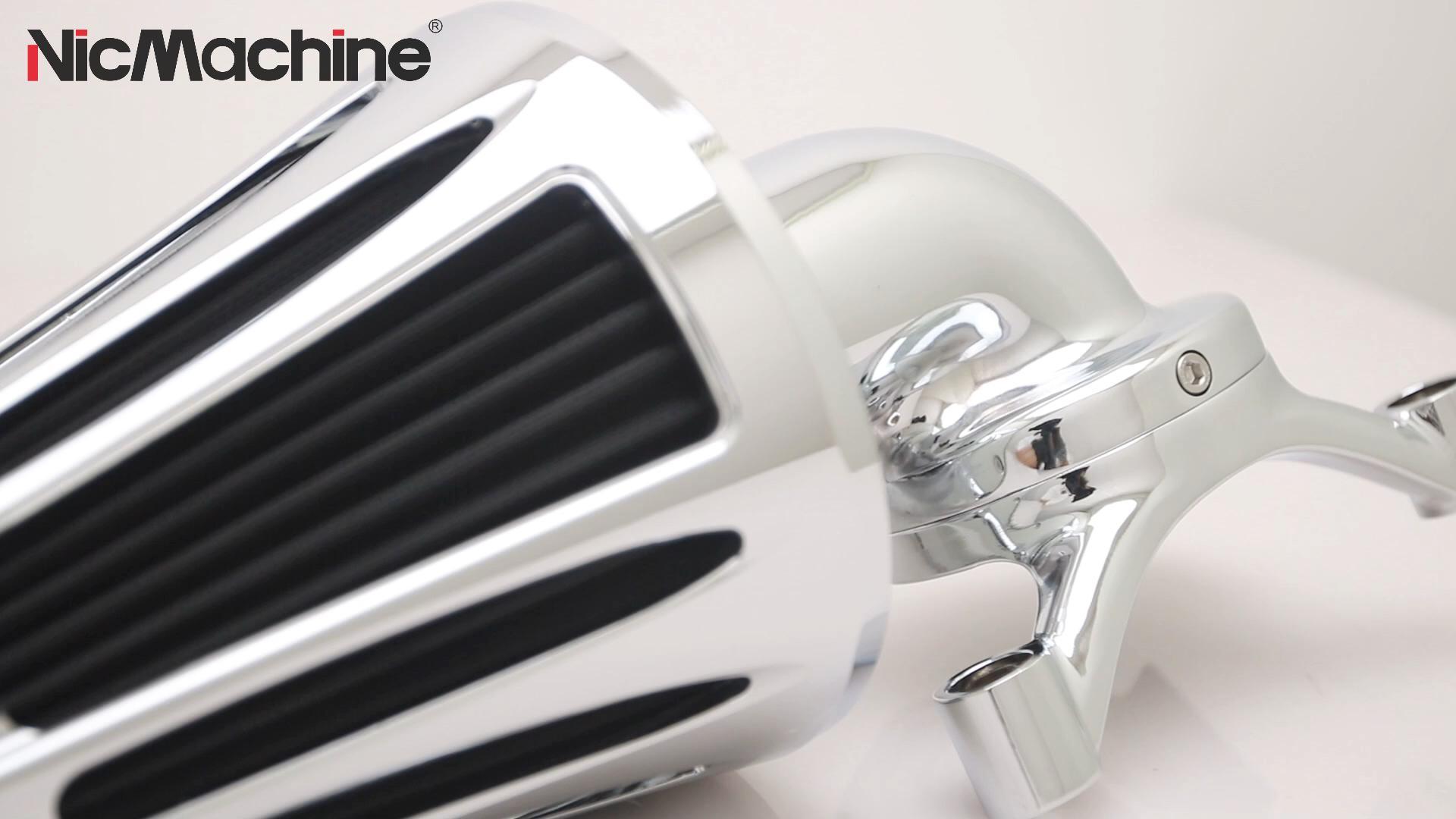 HDBUBALUS Motorrad-Luftfilter-System Für Harley Touring/Dyna/Softail (2000-2017) – Aus Aluminium