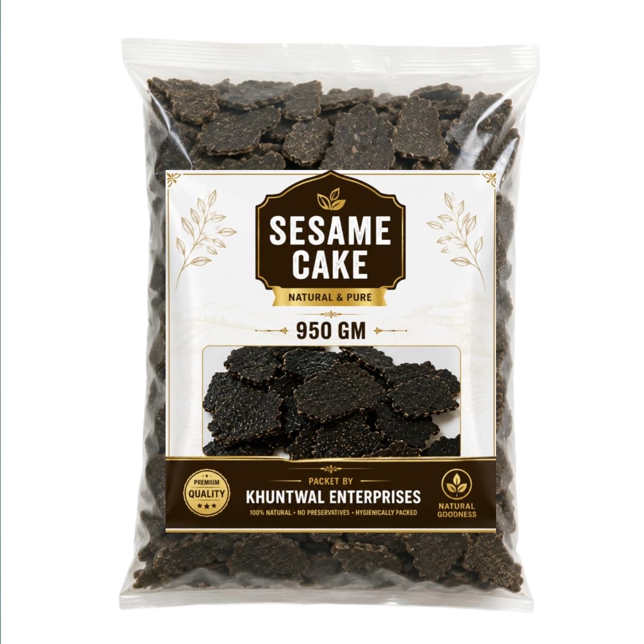 Sesame Oil Cake | 100% Natural & Pure Kachi Ghani, Organic Fertilizer Manure for Plants | Essential nutrients for Healthy Growth, 950 gm-image-22