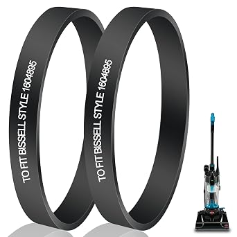 Vacuum Belts Replacement for Bissell PowerForce Compact Lightweight Upright Vacuum Cleaner Belts Compatible Models3508,2112,21129,2690,1520,23T7, Replace Part 1604895