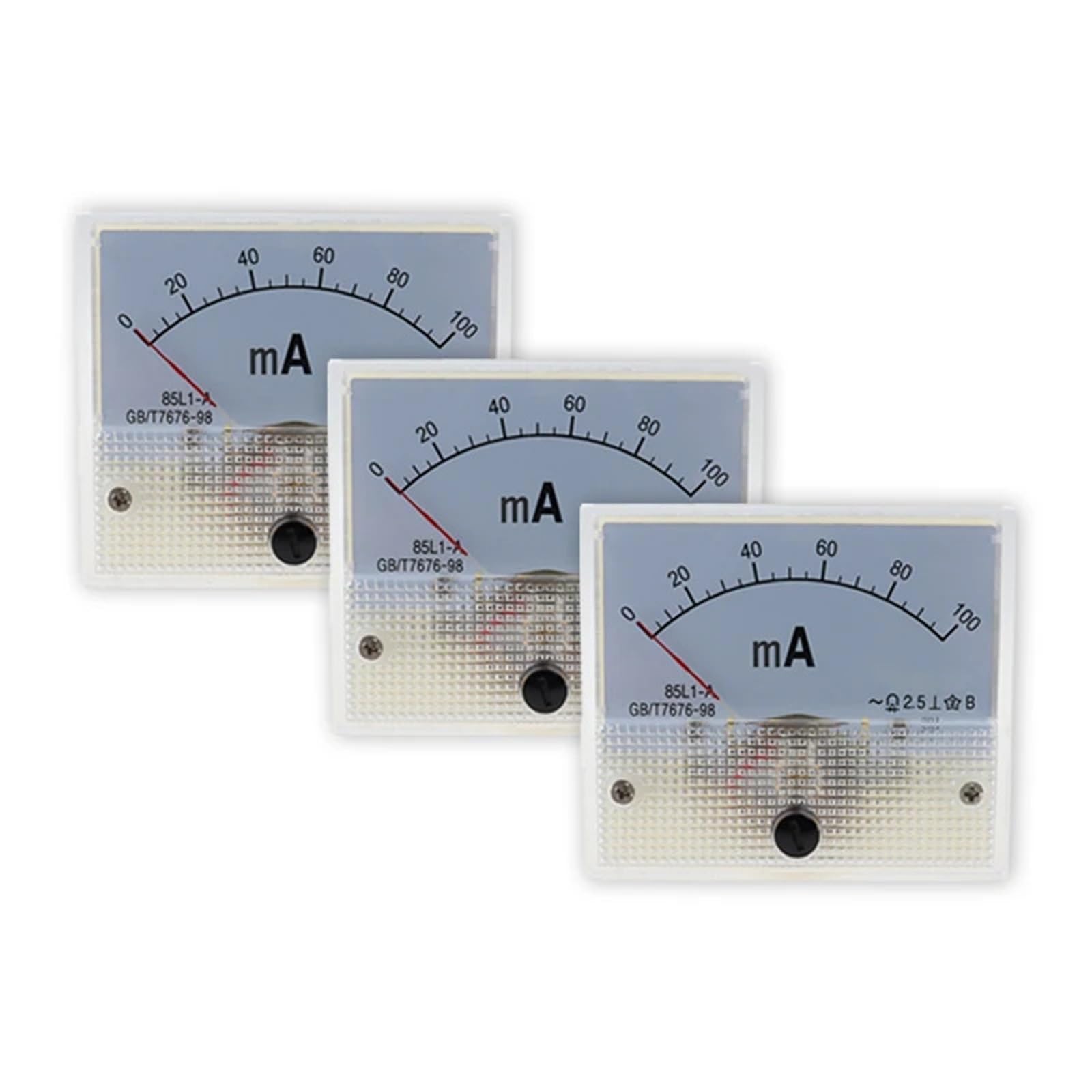 Ampèremètre analogique 85L1 pour tester les petits circuits de 200mA - 6