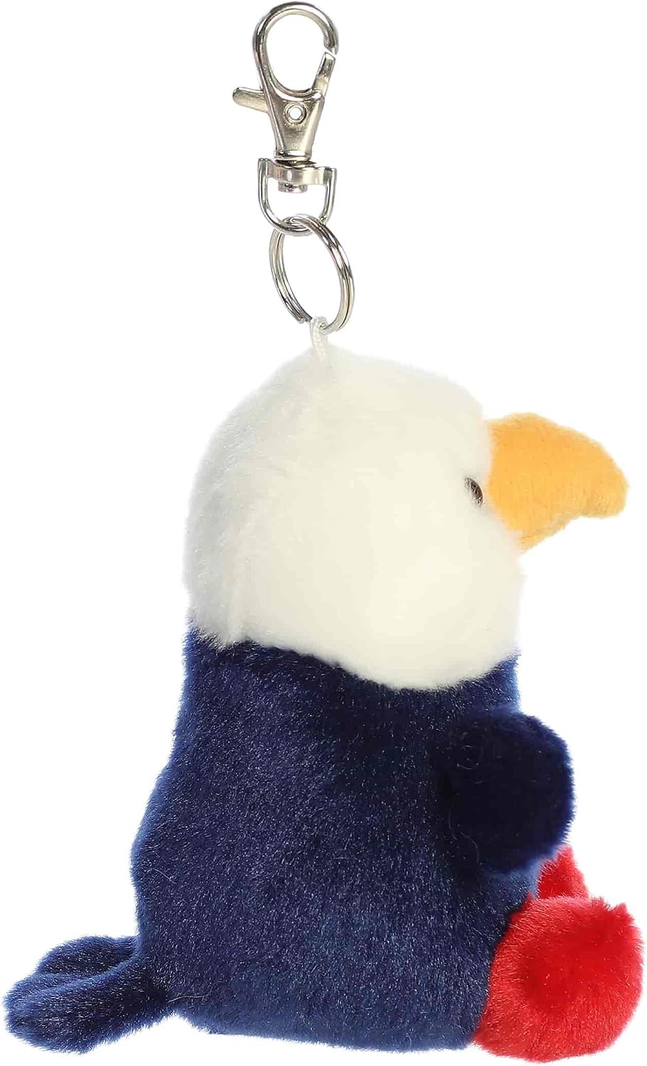 Aurora® Adorable Palm Pals™ Patriot Eagle™ Clip-On - Fun Collectible Plush for Kids and Adult Collectors - Perfect for Decorating Rooms and Birthday Gifts - Multicolor 4 Inches