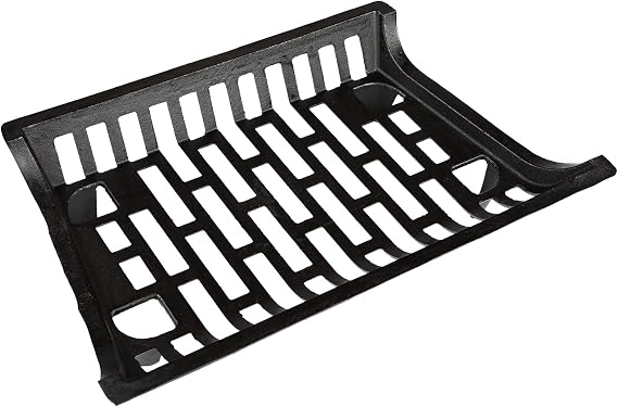 AGTEK 24 inch Fireplace Log Grate Heavy Duty Solid Steel Fire Grates Wood Stove Chimney Burning Rack Holder
