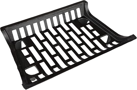AGTEK 24 inch Fireplace Log Grate Heavy Duty Solid Steel Fire Grates Wood Stove Chimney Burning Rack Holder