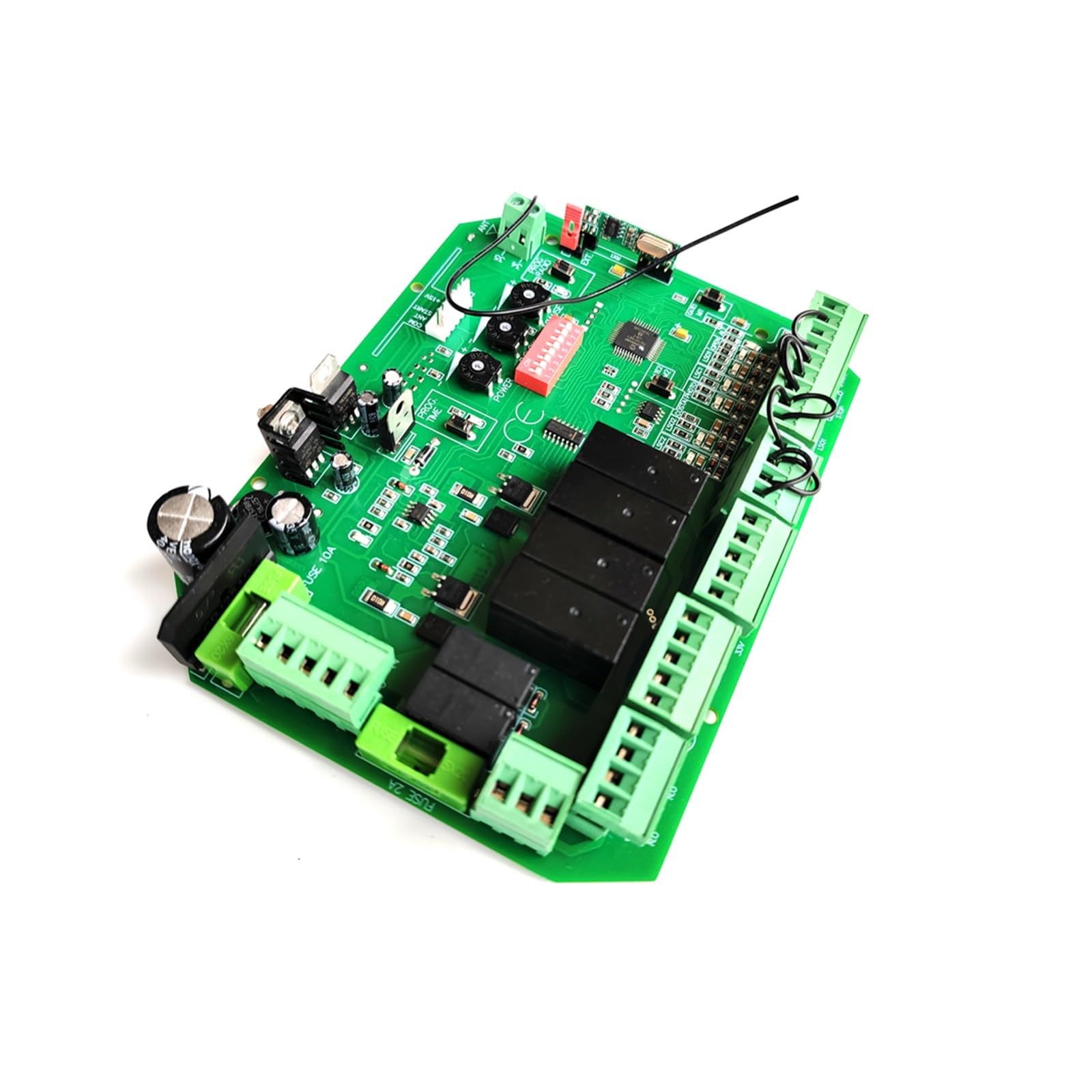 Elektrischer TüRöFfner, Hauptplatine Des Drehtoröffnermotors Der Steuerplatine Nur For Die Verwendung Mit 24-V-Gleichstrommotoren(4REMOTE CONTROL KIT)