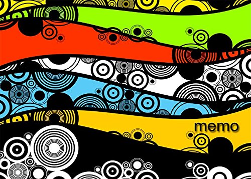DIXTIME P0159 nowoczesna designerska tablica do przypinania notatek ok. 40 cm x 60 cm