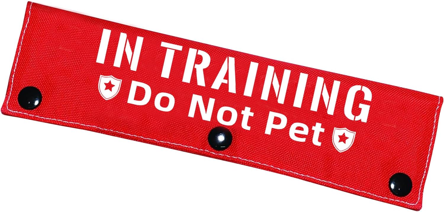 Advivio in Training Do Not Pet Funny Red Dog Leash Sleeve – Leash Wrap for Pet Dogs Walking – Dog’s Gift and Dog Owner Gift Advivio in Training Do Not Pet Funny Red Dog Leash Sleeve – Leash Wrap for Pet Dogs Walking – Dog’s Gift and Dog Owner Gift