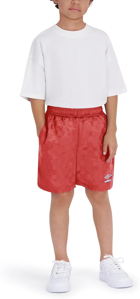 Umbro Boy's Checkered Nylon Short