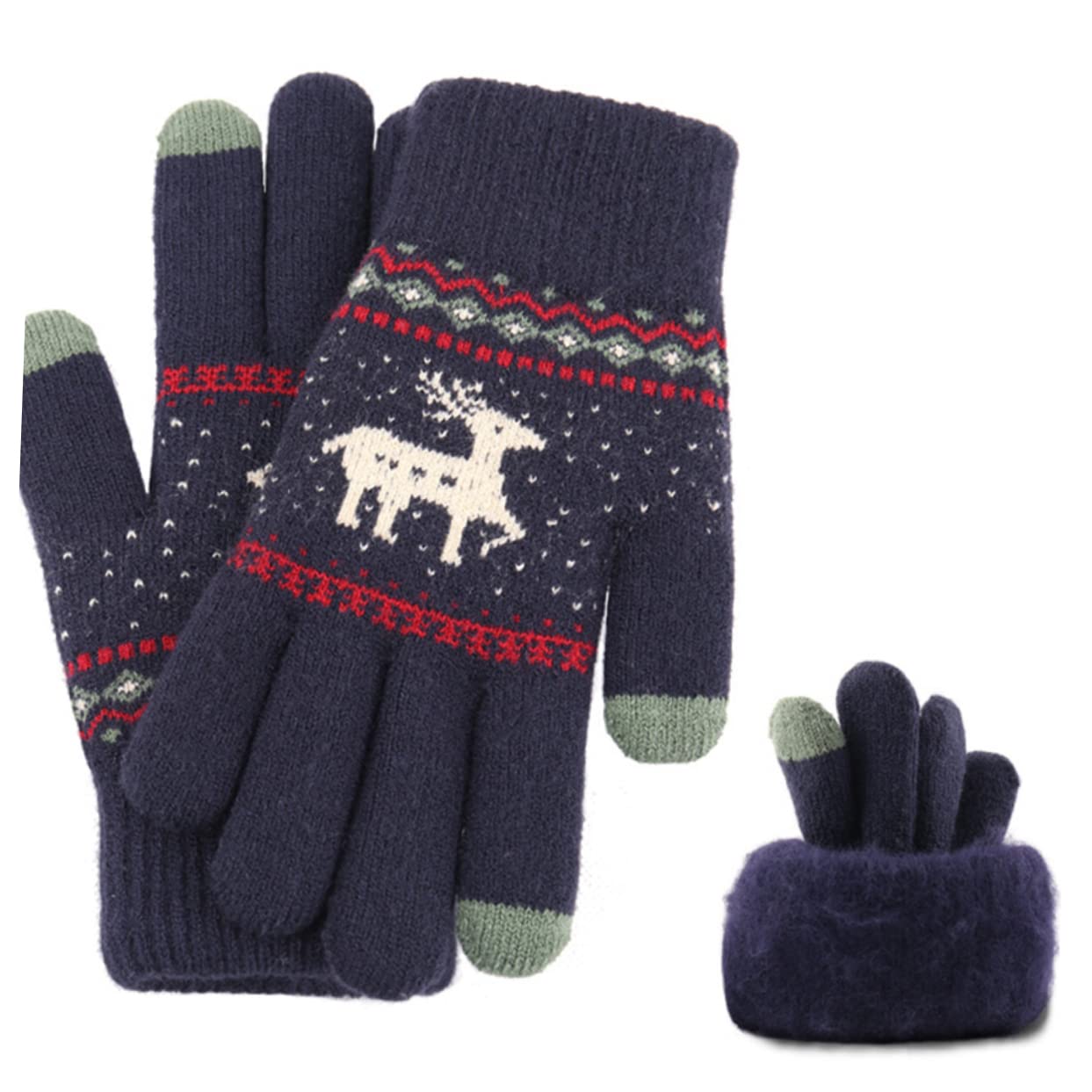 3pares Guantes Táctiles Para Mujer De Guantes De Invierno De Aislantes Cálidos y Cómodos Perfectos Para Teléfonos y Tablets