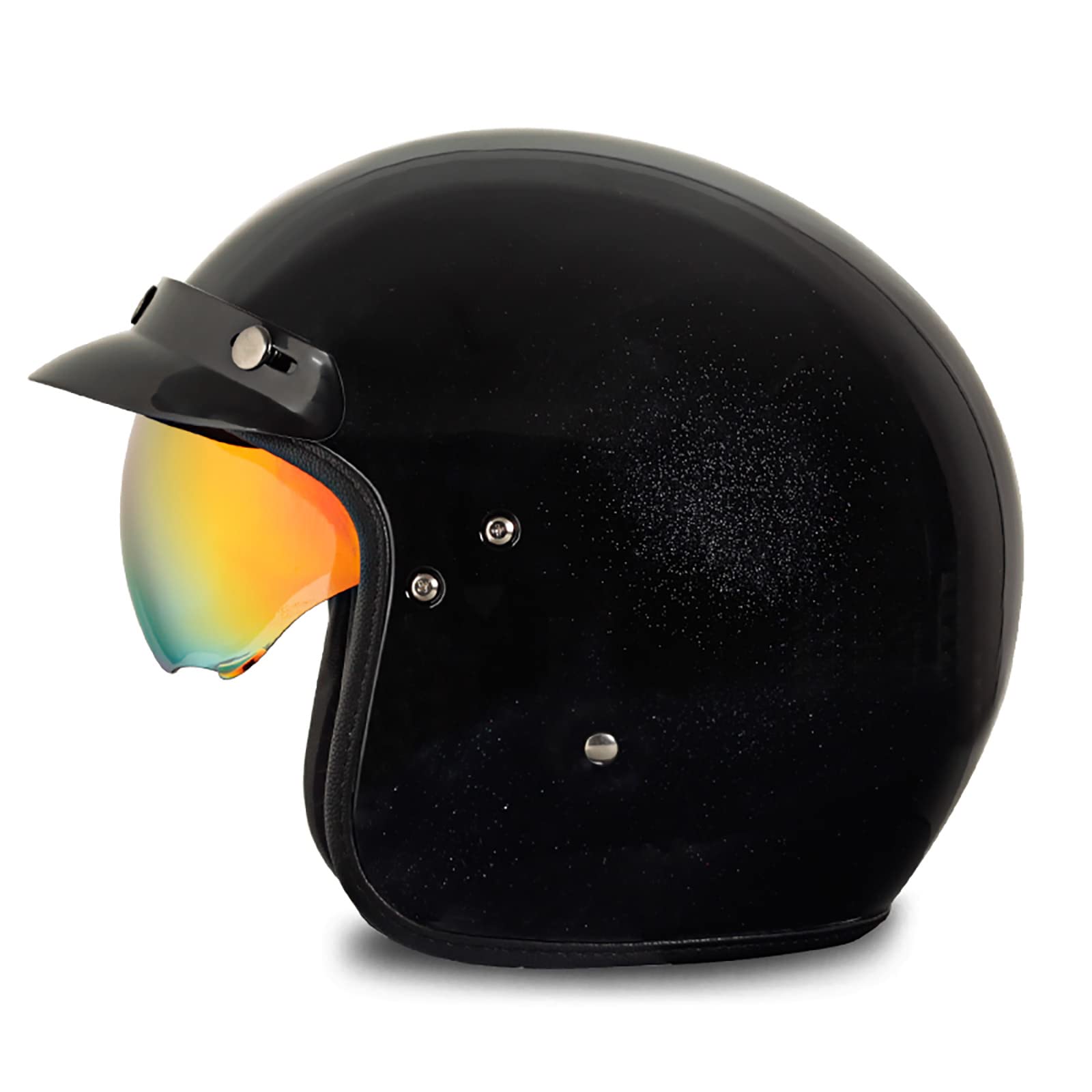 Casco de moto abierto portátil JATIBOSH para evitar el sudor en ciclomotor