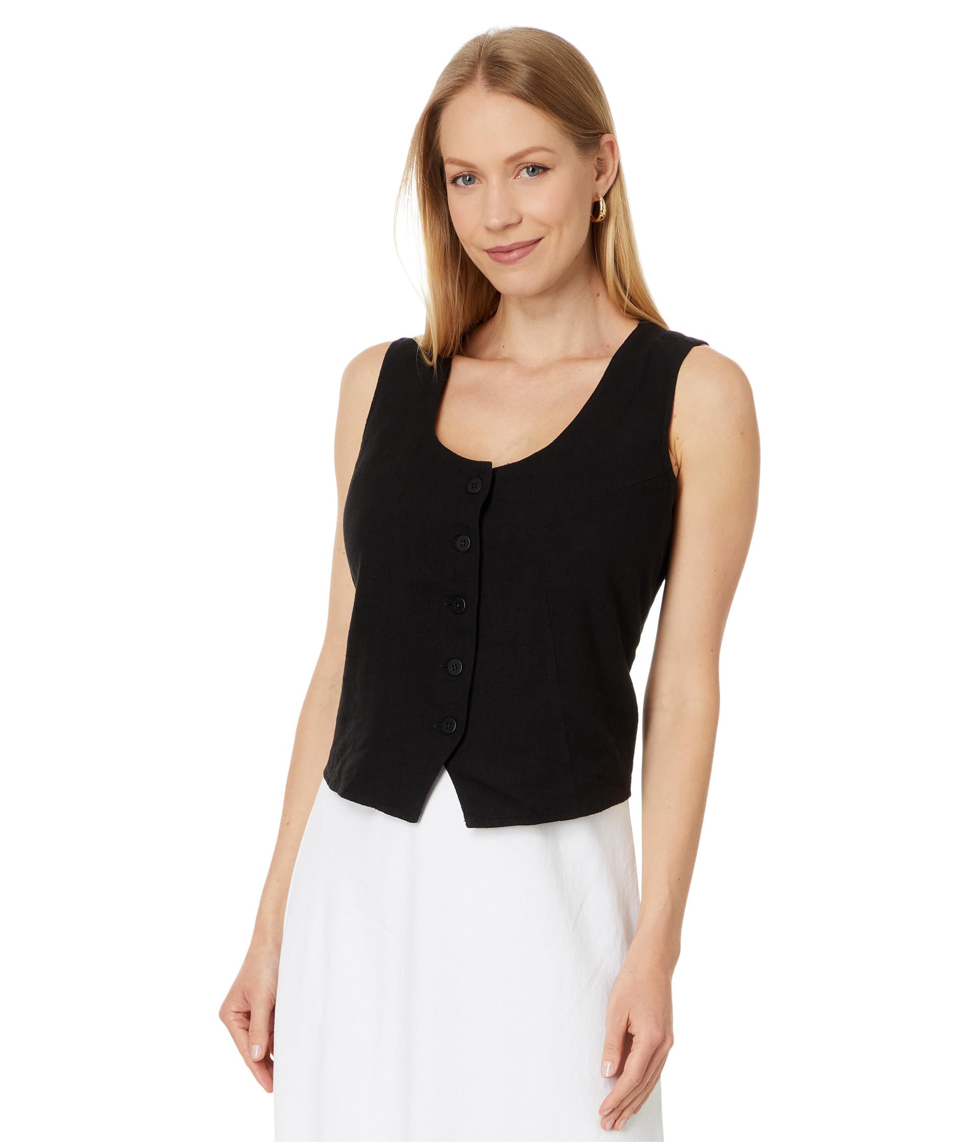 NIC ZOE womens Rumba Linen Vest