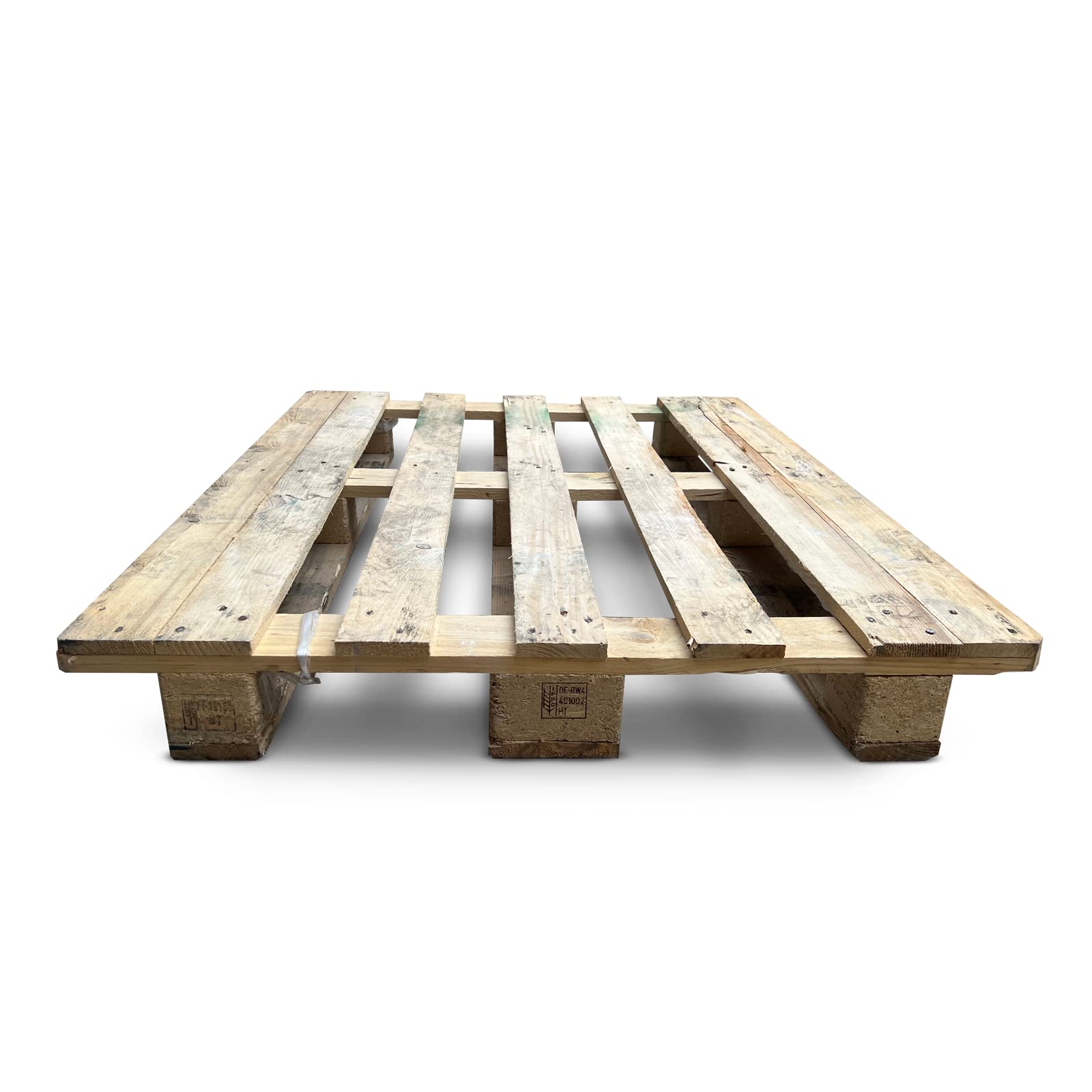 MUNTRADE Palet Europeo 80 cm x 120 cm | Palets Madera sin lijar ni barnizar, para decoración, Handmade Sofa, Cama, Mesa, estructuras, 1 unidad