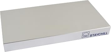 Saro Stay Cool 1/3 GN Cooling Serving Plate, Metal, Silver, 32.5 x 17.6 x 3.6 cm