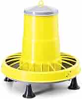 Mangiatoia Galline 9kg Antispreco - Con Parasole, Per Polli E Anatre, Plastica - Foto 3