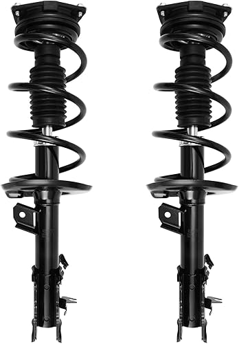 Amortiguador de amortiguadores delanteros 172608/172609 2PCS apto para Rogue 2008-2012 puntales completos con montaje de resorte helicoidal,