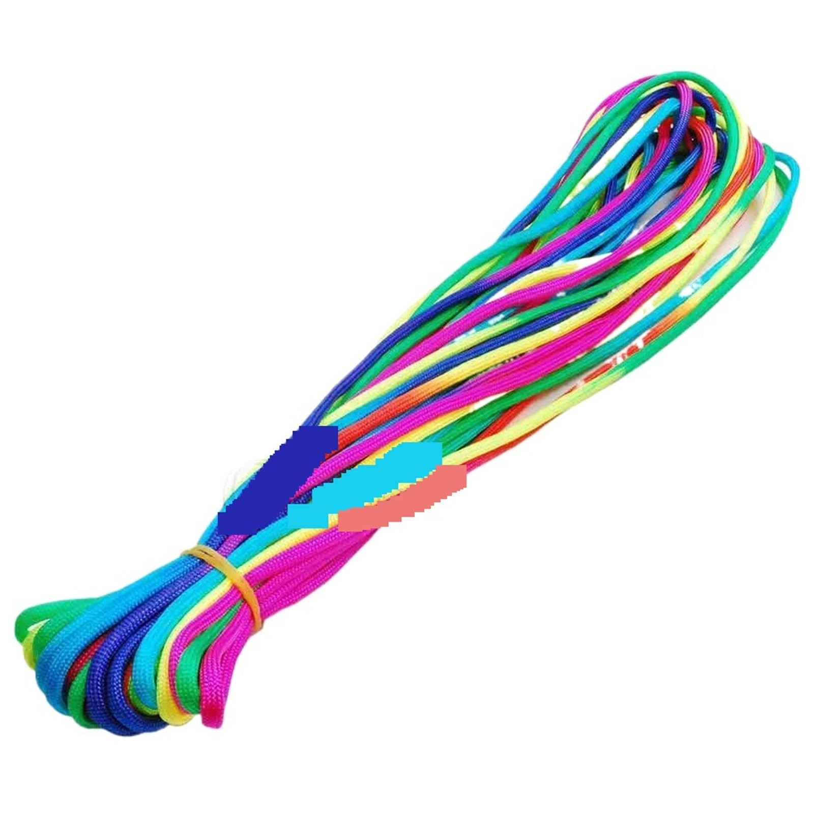Paracord 3-100Meters 4mm Rainbow Rope 550 Parachute Cord Outdoor Climbing Camping Survival Equipment Paracord Bracelet DIY Accessories(30MM(100FT))