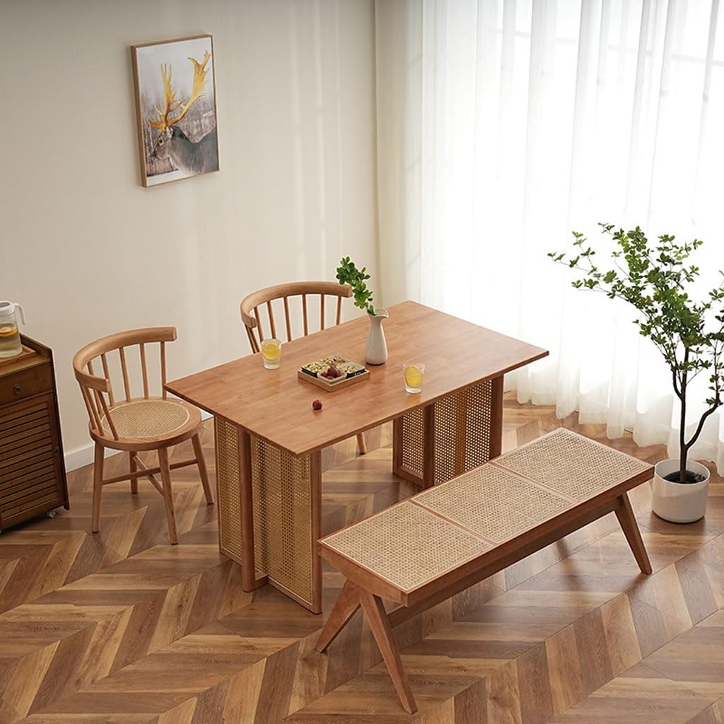 Prosty stół jadalny w stylu skandynawskim, do domu, kawiarni, małego mieszkania, prostokątnego biura