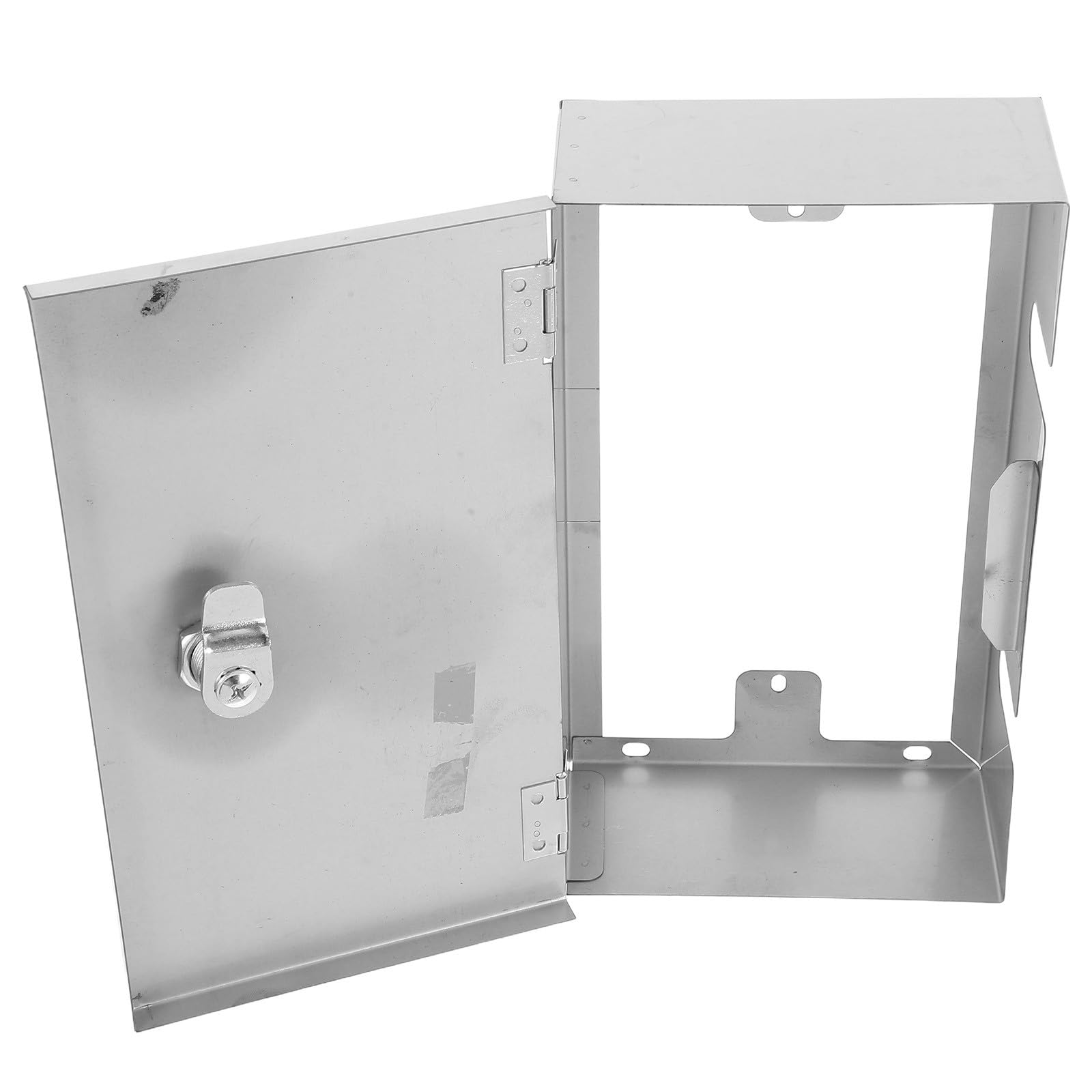 Generico Scatola di Protezione per Presa Elettrica in Acciaio Inossidabile e Antifurto, Copri Presa per Casa e Ufficio Design Moderno e Elegante