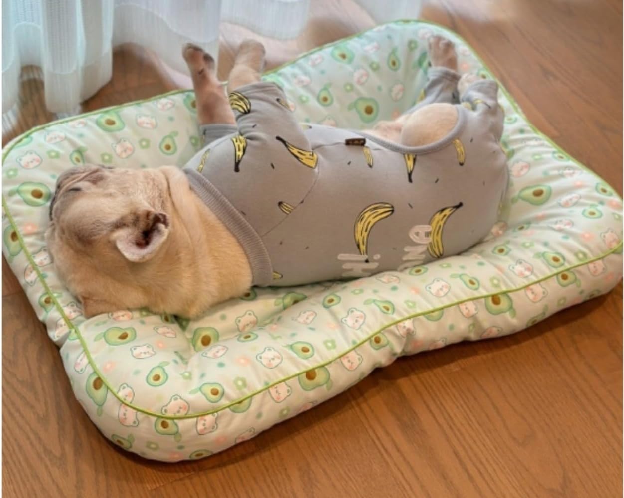 Apaeofl四季通用 犬猫マット かわいいペットの巣マット 犬ベッド 犬の巣 猫の巣ソファ 柔らかいクッション おなかマット ごろ