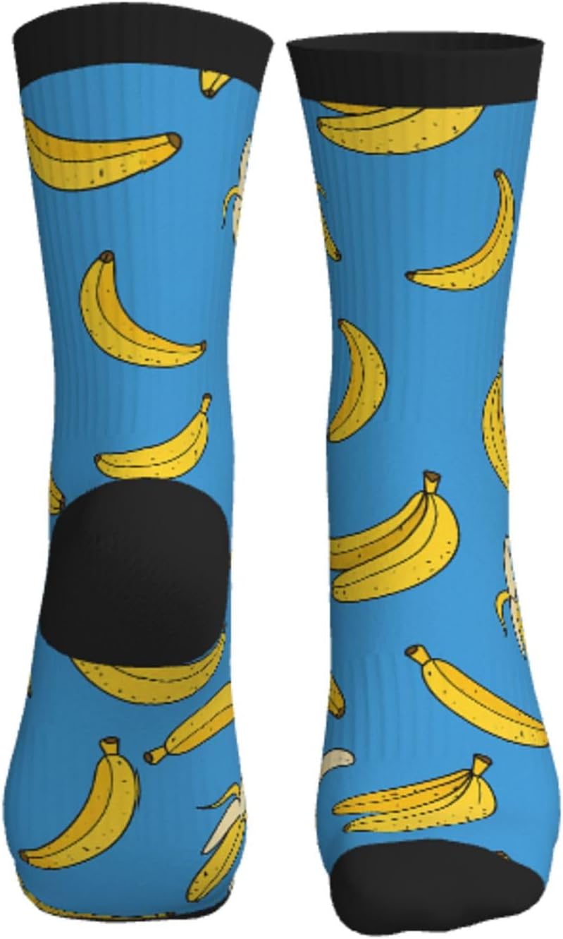 Funny Athletic Sport Novelty Crew Socks for Men Women, Cute Casual Crazy Dress Socks for Running Hiking Soccer - Image 4