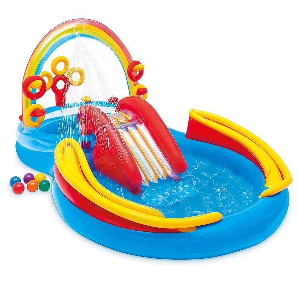 Intex 57453NP billar para niños - Billares para niños (Multicolor, Forma de 8, 428 L, 2970 mm, 1930 mm, 1350 mm) , color/modelo surtido